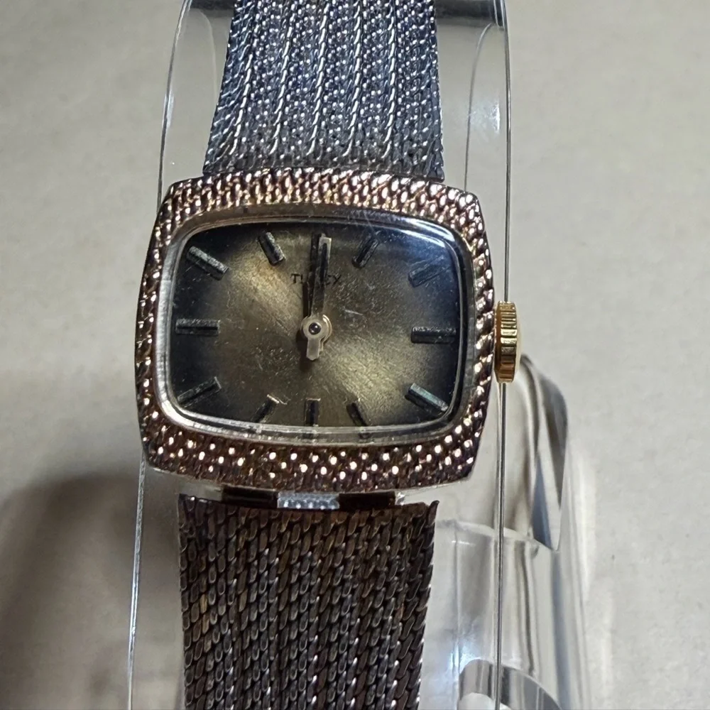 Vintage 1960's Timex Two-Toned Mesh Watch